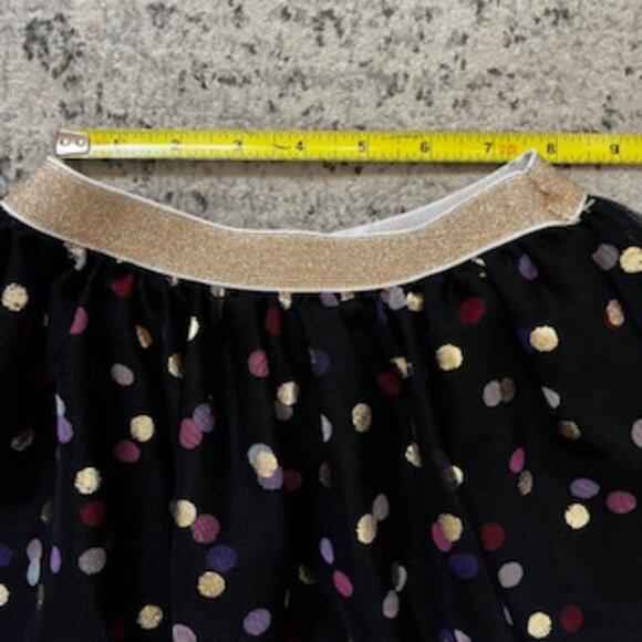 🧡3/15 Epic Threads Black Gold Pink Polka Dot Tulle Skirt Kids 5 - Picture 3 of 7